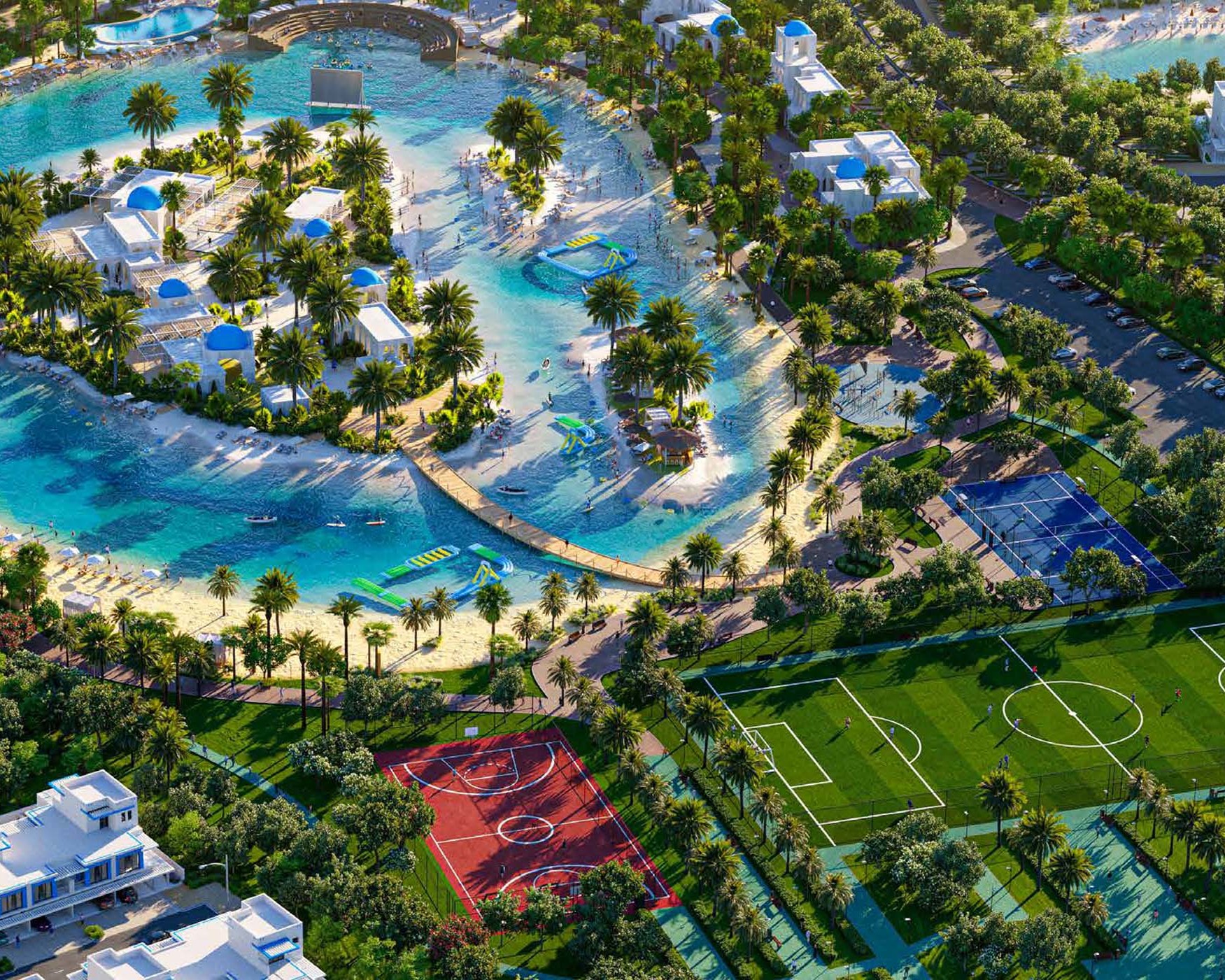 Damac Lagoons views