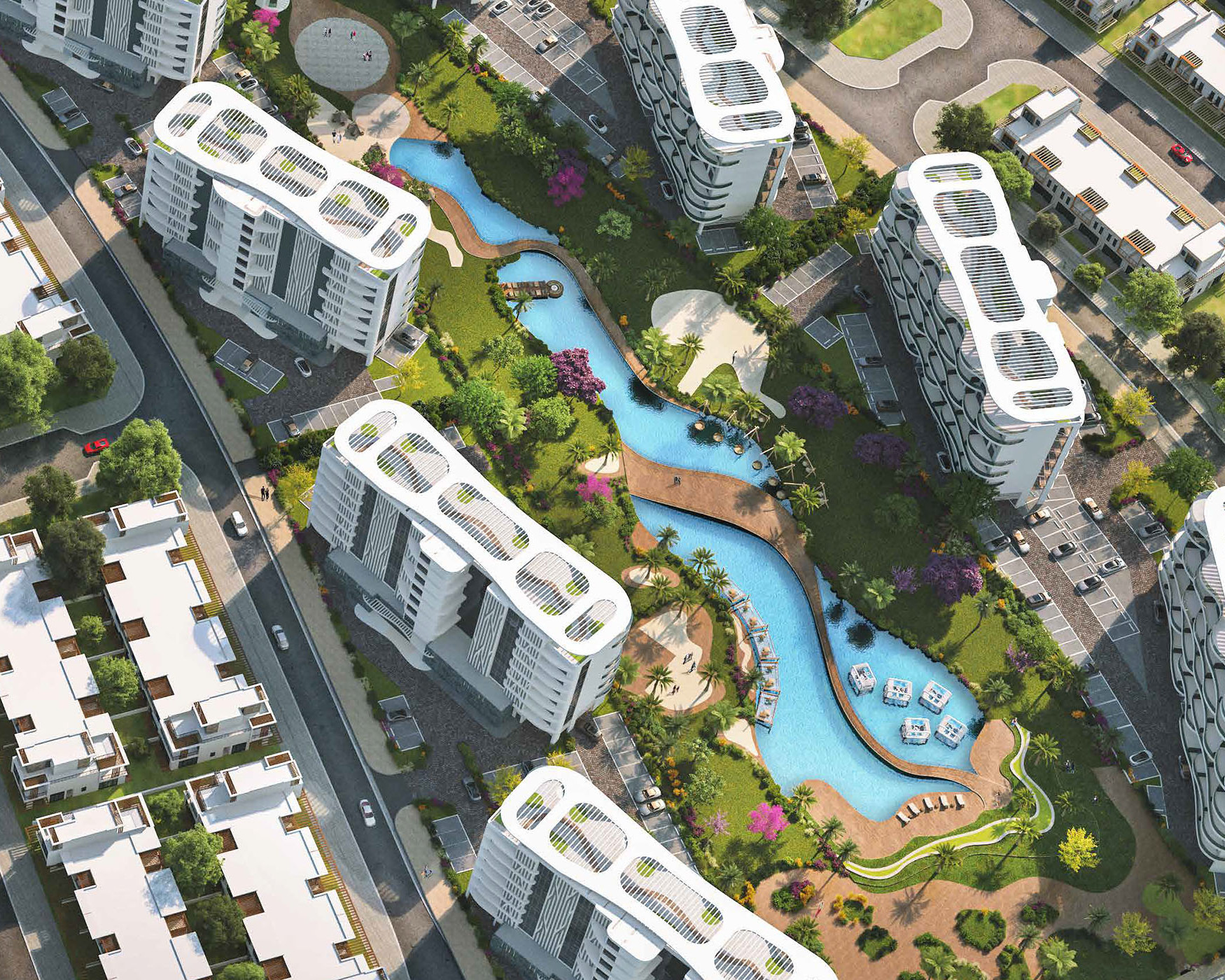 Damac Lagoons views
