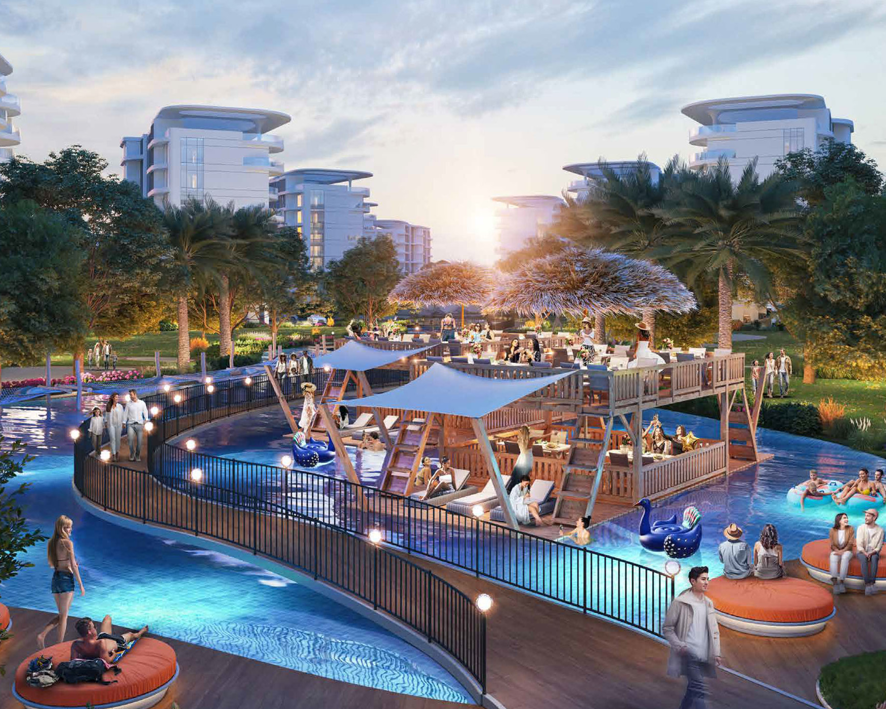 Damac Lagoons views