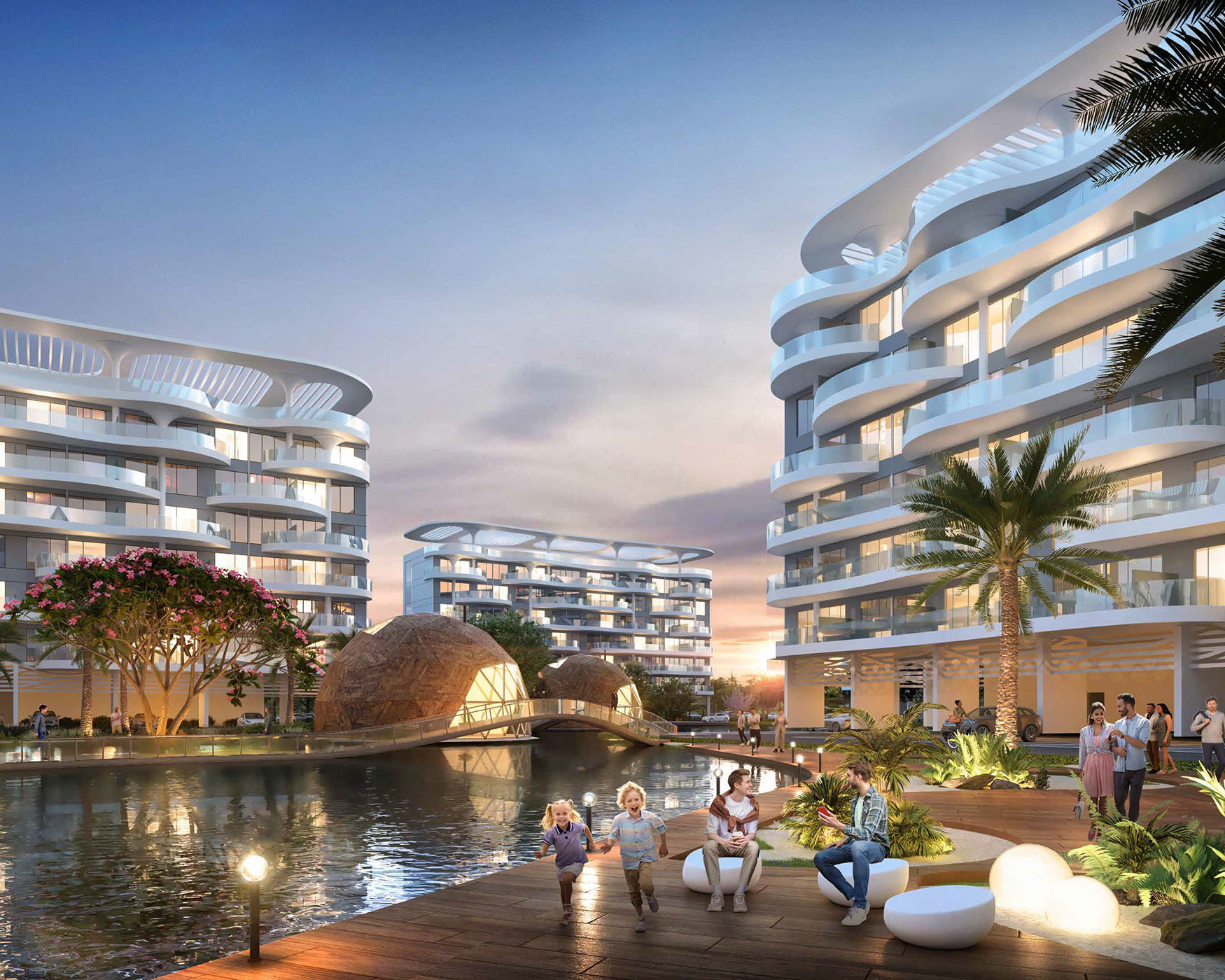 Damac Lagoons views